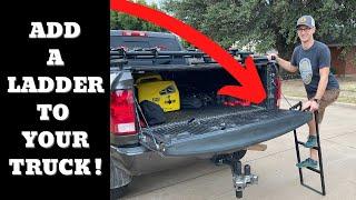 How To Install a Tailgate Ladder on Your Truck - NO MORE JUMPING!