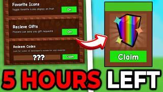 *HURRY* 5 Things YOU NEED TO DO Before SUMMER UPDATE! (Grow a Garden)