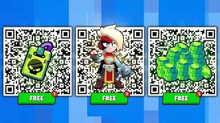 FREE!  COINS & GEMS QR CODE | BRAWL STAR QR CODE 2025 | BRAWL STARS NEW UPDATE