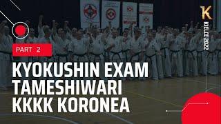 Egzamin na STOPNIE MISTRZOWSKIE - TAMESHIWARI - Kielecki Klub Karate Kyokushin Koronea SOKYOKUSHIN