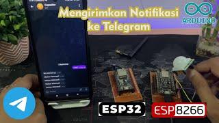 Tutorial Cara Mengirimkan Notifikasi ke Telegram dari ESP32 / ESP8266 Menggunakan Sensor Pir