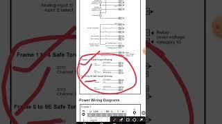 Commander C300 VFD Control Wiring diagram. Part-2 #acdrives #plc #vfd #industrialautomation #electri