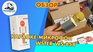 КАРАОКЕ, МИКРОФОН WSTER WS 858 | обзор функций , поем вместе