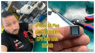 iPhone 6S Plus DATARECOVERY - A9 CPU and RAM repair - Badly overheated - Balls came out of the RAM