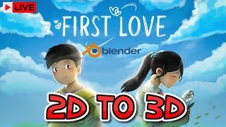 Making FIRST LOVE Into 3D Animation in BLENDER | Blender Animation Tutorial 04