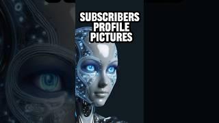 AI Makes Subscribers Profile Pictures #shorts #ai #aiart
