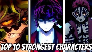 Top 10 strongest characters in Demon Slayer | Kimetsu no Yaiba | Hindi | AnimeWolf