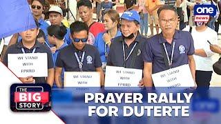 Supporters of former President Duterte gather in Davao City | The Big Story