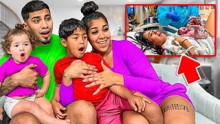 OUR KIDS REACT TO THEIR BIRTH VIDEOS! *very emotional*