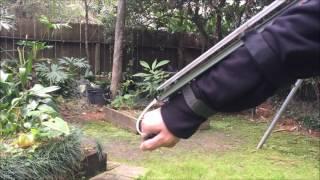 Wrist-mounted automatic blade