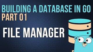 Building a Database from Scratch in Go (part 01) - File Manager