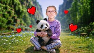 Фильм Minecraft в кино Англикосик Панда, Скелет, Крипер и Паук в Реальной Жизни!