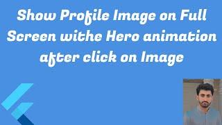 How show image on full screen like Facebook and WhatsApp profile image on image click