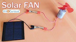 Solar Fan - Kit4Curious DIY Toys