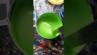 #applegreen #waterbasedpaint #wemixpaint #shortvideo