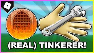 How to get TINKERER GLOVE + "GREAT ESCAPE" BADGE in SLAP BATTLES! [ROBLOX]