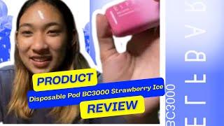 ELF BAR Disposable Pod BC3000 Strawberry Ice | Vape Review | 0066