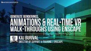 Generate Renderings, Animations & Real Time VR Walk Throughs Using Enscape