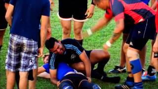 tapa na bunda, comemora 1º ponto- Rugby