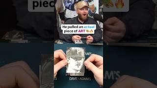 He found a 1/1 work of ART!  Paul Skenes sketch card!! ️