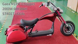 #Gaeacycle #Citycoco 2000W Gaea M1P E Chopper Electric Motorcycle Scooter