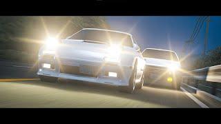 Initial D: AE86 vs FC3S [BLENDER CINEMATIC]