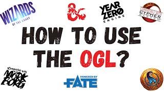 How to Use the OGL to Create RPG Products (Ep10, Success in RPGs)