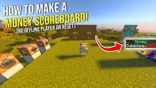 How to Make a Money Scoreboard on Minecraft Bedrock