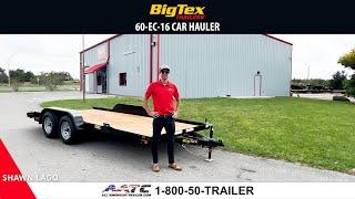 60EC-16 BIG TEX 16' ECONOMY CAR HAULER 7x16 - Setting a New Standard in Trailer Performance!