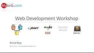 #1 Web Development Workshop | Node.js Introduction & Setup (Hindi)