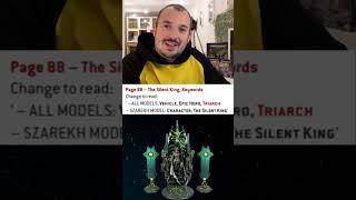 The Silent King Finally Has His Necrons Keyword!