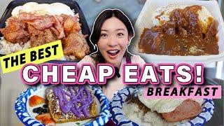 Best CHEAP EATS Breakfast in Honolulu, Oahu! || Hawaii Travel Food Guide