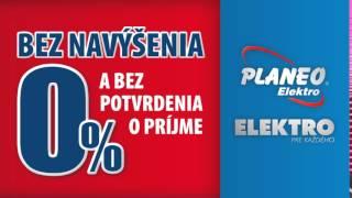 Splátky s 0% navýšením PLANEO Elektro