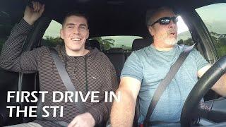 Dads First Drive 500 hp Subaru Sti