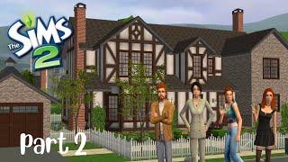 A Pleasant Home For An Unpleasant Family (Part 2) | The Sims 2 Speed Build