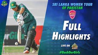 Full Highlights | Pakistan Women vs Sri Lanka Women | 3rd T20I 2022 | PCB | MN1T