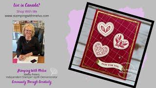 Stamping With Melva - Stampin  Up! Adoring Hearts