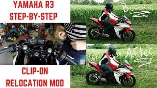 Yamaha R3 Clip-On Relocation: Step By Step Tutorial