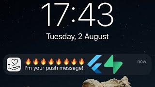 Push notifications  with Flutter [ SUPABASE  Firebase ] - 4K