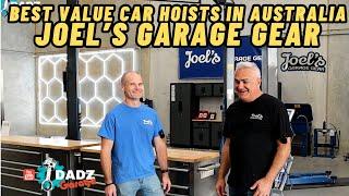 Best Value Car Hoists in Australia. We do a full Tour of Joel's Garage Gear Showroom.