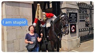 Clueless Chinese Tourist IGNORED The Guard and Paid The Price!