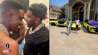 Boosie Got YFN Lucci To Slide Thru To His Annual Mansion Pool Party! 