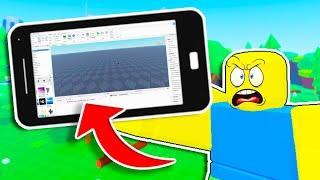 Developing a Roblox GAME on MOBILE (Studio lite)