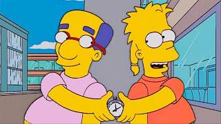 Bart y Milhause y su reloj del tiempo LOS SIMPSONS CAPÍTULOS COMPLETOS