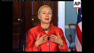 4:3 Sec of State Clinton meets Egyptian FM Mohamed Amr