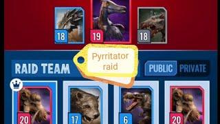 Pyrritator raid boss defeated by Entelo x2, M.Lion, Inosthe EP1 (Jurassic World Alive V2.2)