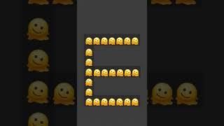 make a e with your first emoji #funny #quiz #challenge