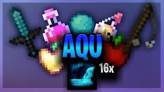 AQU by Synocra MINECRAFT BE 1.16 PVP TEXTUREPACK REVIEW AQU (16x) [FPSBOOST]