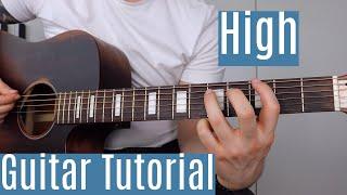 High - The Chainsmokers | Guitar Tutorial/Lesson | Easy How To Play (Melody + Chords)