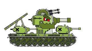 How to Draw a Tank Kv 6 |  Cartoons about tanks